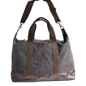 K2 Classic Dark Grey Brown Trim Light Travel Carry All